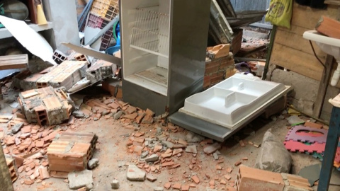 Daños provocados por el terremoto en Moyobamba, Perú. Daños provocados por el terremoto en Moyobamba, Perú.