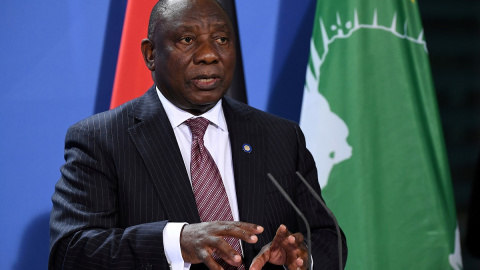 El presidente de Sudáfrica, Cyril Ramaphosa.