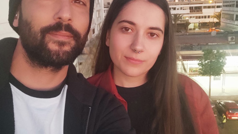 Los turistas españoles David Boo e Iria Rodríguez están atrapados en Marruecos. Los turistas españoles David Boo e Iria Rodríguez están atrapados en Marruecos.