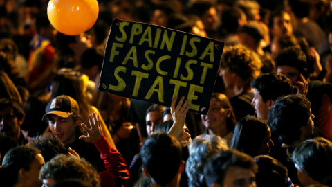 17/10/2019 - Protestas en Barcelona contra la sentencia del 'procés'. / REUTERS (Albert Gea)