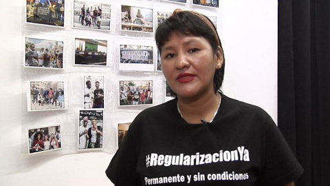 Mabel CH., portavoz de la Asamblea Antirracista Mabel CH., portavoz de la Asamblea Antirracista