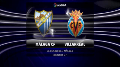 MÁLAGA 2 - VILLARREAL 0 MÁLAGA 2 - VILLARREAL 0