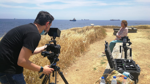 Liana Romero, en el rodaje del documental 'Reina de Corazones'. Liana Romero, en el rodaje del documental 'Reina de Corazones'.