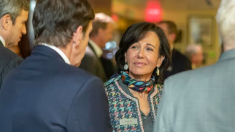 Ana Botín, durante su última visita a Estados Unidos en el mes de noviembre. Ana Botín, durante su última visita a Estados Unidos en el mes de noviembre.
