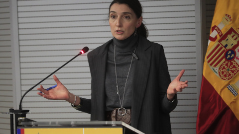 11/03/2022 La ministra de Justicia, Pilar Llop, comparece ante los medios tras su visita al Centro de Innovación Tecnológica 11/03/2022 La ministra de Justicia, Pilar Llop, comparece ante los medios tras su visita al Centro de Innovación Tecnológica