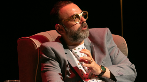 Una escena de l'espectacle 'Los días ajenos', de Bob Pop. Una escena de l'espectacle 'Los días ajenos', de Bob Pop.