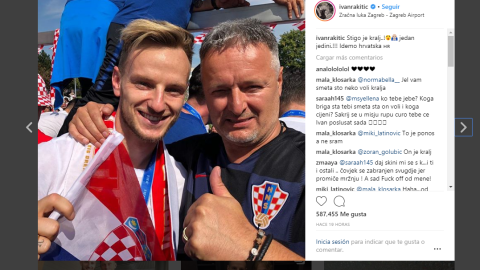 Rakitic junto a Thompson / Instragram de Iván Rakitic Rakitic junto a Thompson / Instragram de Iván Rakitic