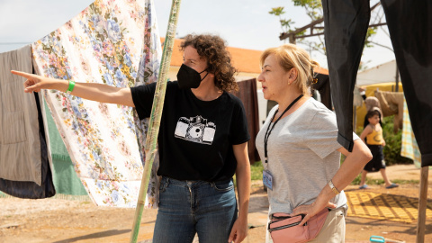 La directora Nely Reguera y Carmen Machi. La directora Nely Reguera y Carmen Machi.