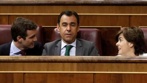 Soraya Sáenz de Santamaría y Pablo Casado Soraya Sáenz de Santamaría y Pablo Casado