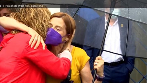 Carme Forcadell sale de prisión.