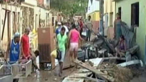 El nordeste de Brasil, bajo el agua El nordeste de Brasil, bajo el agua