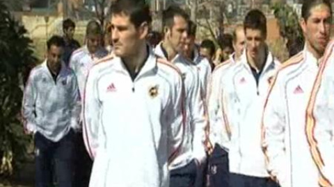 La selección se relaja con un paseo horas antes del partido ante Chile La selección se relaja con un paseo horas antes del partido ante Chile