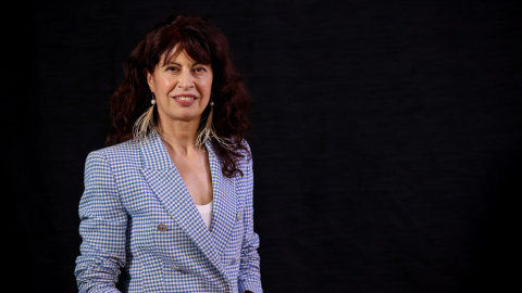 Ana Redondo, en el plató de la redacción de 'Público'. Ana Redondo, en el plató de la redacción de 'Público'.