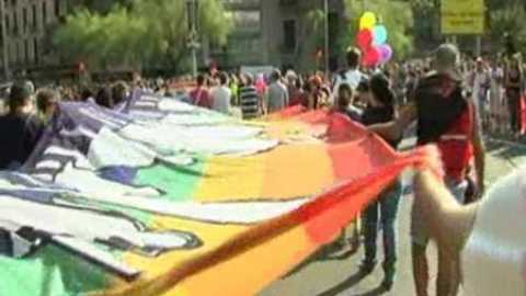 El Orgullo Gay de Barcelona, a ritmo de batucada El Orgullo Gay de Barcelona, a ritmo de batucada
