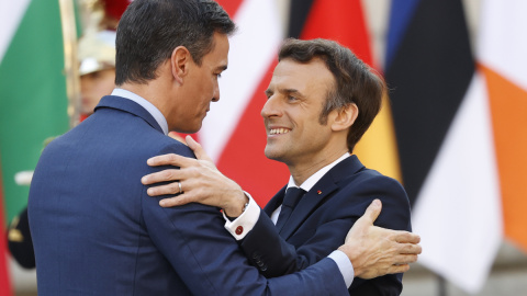 macron y Sánchez macron y Sánchez
