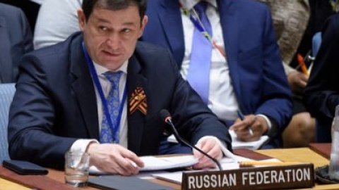Dmitry Polyanski, Primer Representante Permanente Adjunto de Rusia ante la ONU. Dmitry Polyanski, Primer Representante Permanente Adjunto de Rusia ante la ONU.