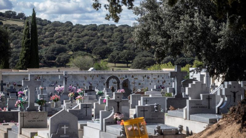 21/10/2019.- Vista del cementerio de Mingorrubio en Madrid donde el dictador Francisco Franco será enterrado. EFE/Rodrigo Jiménez 21/10/2019.- Vista del cementerio de Mingorrubio en Madrid donde el dictador Francisco Franco será enterrado. EFE/Rodrigo Jiménez