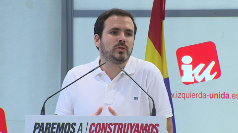 El coordinador federal de IU, Alberto Garzón. / Europa Press El coordinador federal de IU, Alberto Garzón. / Europa Press