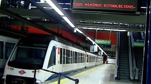 Los trabajadore de Metro respetarán los servicios mínimos Los trabajadore de Metro respetarán los servicios mínimos