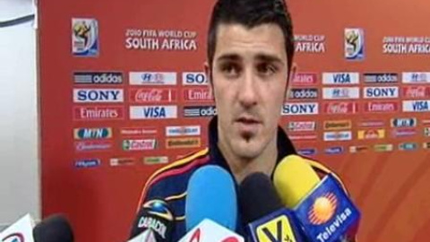 Villa, satisfecho de que todos sus goles hayan servido a la Selección Villa, satisfecho de que todos sus goles hayan servido a la Selección