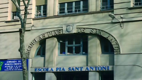Una Escola Pia de Barcelona. (Archivo). Una Escola Pia de Barcelona. (Archivo).