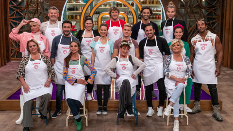 Los concursantes de 'MasterChef Celebrity 6' en el plató en el que se graba el programa. Los concursantes de 'MasterChef Celebrity 6' en el plató en el que se graba el programa.