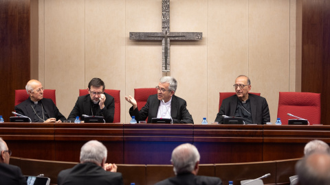09/07/2024 El presidente de la Conferencia Episcopal Española, Luis Argüello, a 9 de julio de 2024, en Madrid. 09/07/2024 El presidente de la Conferencia Episcopal Española, Luis Argüello, a 9 de julio de 2024, en Madrid.