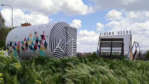 El cine de verano de Usera. El cine de verano de Usera.