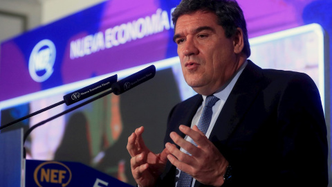 El ministro de Inclusión, Seguridad Social y Migraciones, José Luis Escrivá, interviene en un encuentro organizado, este lunes, por Nueva Economía Forum en Madrid. El ministro de Inclusión, Seguridad Social y Migraciones, José Luis Escrivá, interviene en un encuentro organizado, este lunes, por Nueva Economía Forum en Madrid.