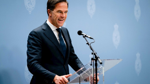 17/12/2021 El primer ministro de los Países Bajos, Mark Rutte, durante una rueda de prensa el pasado 17 de diciembre de 2021 17/12/2021 El primer ministro de los Países Bajos, Mark Rutte, durante una rueda de prensa el pasado 17 de diciembre de 2021