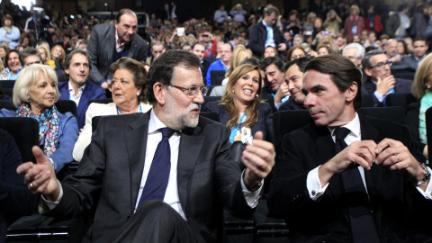 Convención Nacional del PP, Mariano Rajoy y Jose María Aznar. 23/01/2015. Convención Nacional del PP, Mariano Rajoy y Jose María Aznar. 23/01/2015.