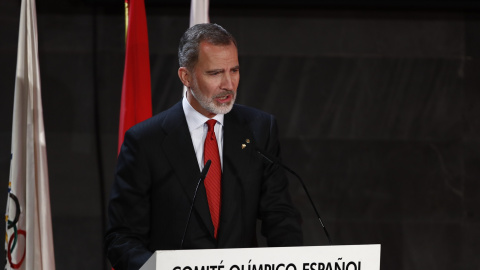El rey Felipe VI interviene durante la XVI gala del Comité Olímpico Español (COE) El rey Felipe VI interviene durante la XVI gala del Comité Olímpico Español (COE)