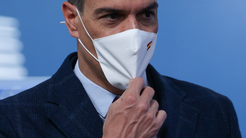 El presidente del Gobierno, Pedro Sánchez, en Bruselas El presidente del Gobierno, Pedro Sánchez, en Bruselas