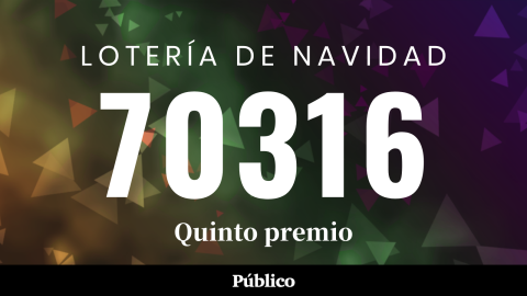 El segundo quinto premio, el 70316 El segundo quinto premio, el 70316