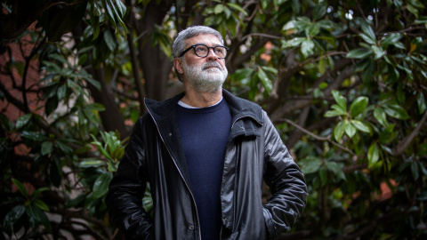 Carles Riera, fotografiat per a l'entrevista de 'Públic'.