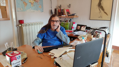 L'autor d''El primer emperador i la reina Lluna', Jordi Cussà. L'autor d''El primer emperador i la reina Lluna', Jordi Cussà.