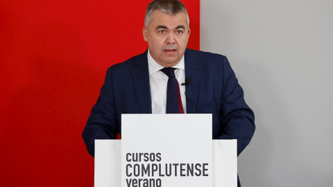 El nuevo secretario de Organización del PSOE, Santor Cerdán, en San Lorenzo de El Escorial este 14 de julio de 2021. El nuevo secretario de Organización del PSOE, Santor Cerdán, en San Lorenzo de El Escorial este 14 de julio de 2021.