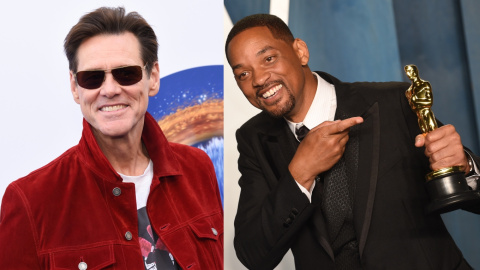 Jim Carrey y Will Smith. Jim Carrey y Will Smith.