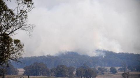 Humo de los incendios en Wytaliba, localidad cercana a Glen Innes. / NEW ZEALAND OUT Humo de los incendios en Wytaliba, localidad cercana a Glen Innes. / NEW ZEALAND OUT