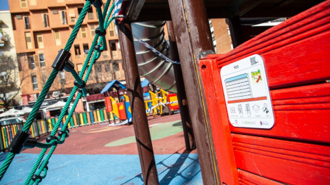 (19/02/2021) Pictogramas para niños con espectro autista en parques de Badajoz (ARCHIVO) (19/02/2021) Pictogramas para niños con espectro autista en parques de Badajoz (ARCHIVO)