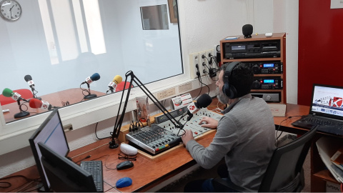 Estudi de Ràdio Klara. Estudi de Ràdio Klara.