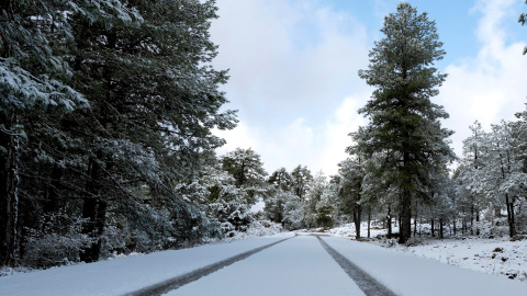 El Paraje del municipio conquense de las Majadas, se mantiene en alerta amarilla este jueves. EFE El Paraje del municipio conquense de las Majadas, se mantiene en alerta amarilla este jueves. EFE