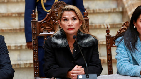 15/11/2019 - La opositora Jeanine Áñez, autoproclamada presidenta de Bolivia. / REUTERS - HENRY ROMERO 15/11/2019 - La opositora Jeanine Áñez, autoproclamada presidenta de Bolivia. / REUTERS - HENRY ROMERO