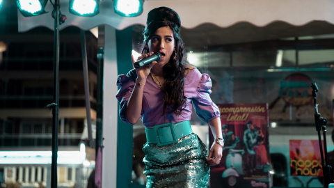 Carolina Yuste, como Amy Winehouse.