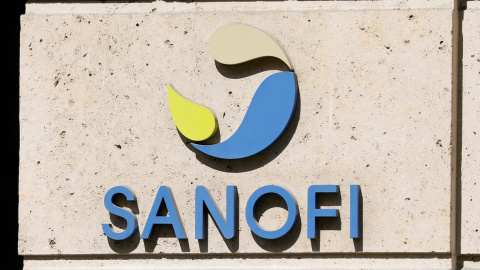 Imagen del logotipo de la farmacéutica francesa Sanofi, en una imagen del 24 de abril de 2020. Imagen del logotipo de la farmacéutica francesa Sanofi, en una imagen del 24 de abril de 2020.