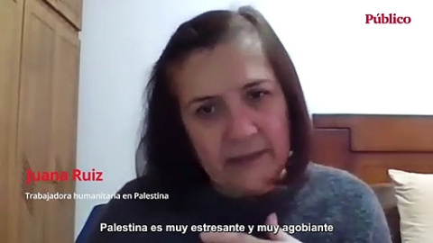 Juana Ruiz: "En Palestina se sufre mucho" Juana Ruiz: "En Palestina se sufre mucho"