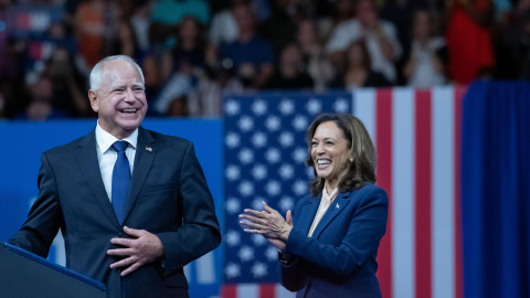 Kamala Harris y Tim Walz Kamala Harris y Tim Walz