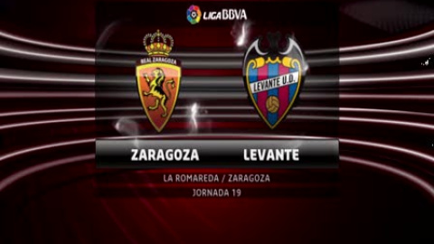 ZARAGOZA 1 - LEVANTE 0 ZARAGOZA 1 - LEVANTE 0
