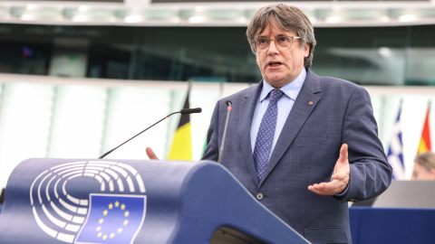 Carles Puigdemont a l'Europarlament Carles Puigdemont a l'Europarlament
