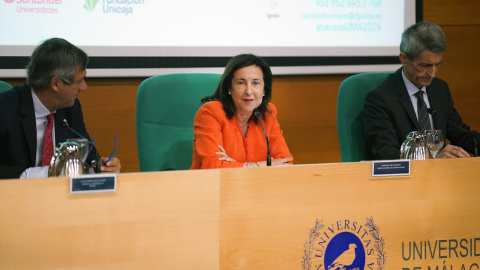 19/07/2024 La ministra de defensa Margarita Robles en Málaga, Andalucía, a 19 de julio de 2024.